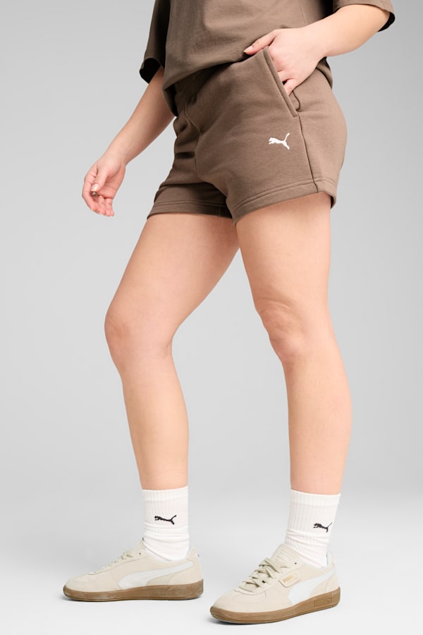 WARDROBE Essentials 4" Shorts Women, Totally Taupe, extralarge